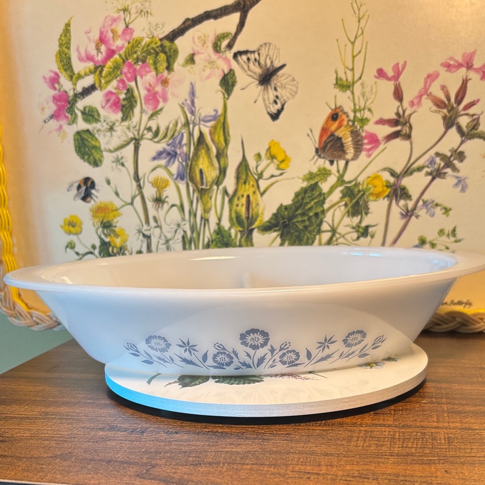 Vintage “maid of honor” divided dish